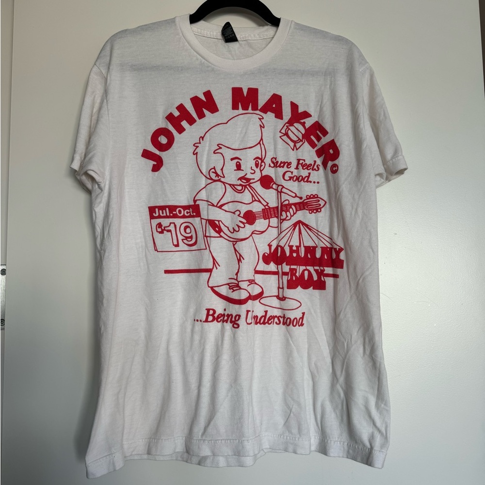John Mayer x Online Ceramics Johnny Boy 2019 Tour T-Shirt - Size Large